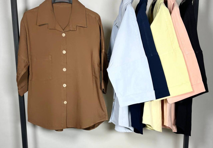 رنگبندی شومیز کتان